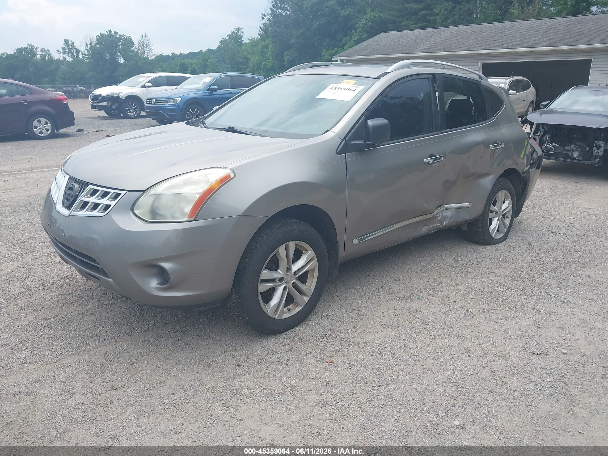 2012 Nissan Rogue Sv Tan vin: JN8AS5MV2CW350219