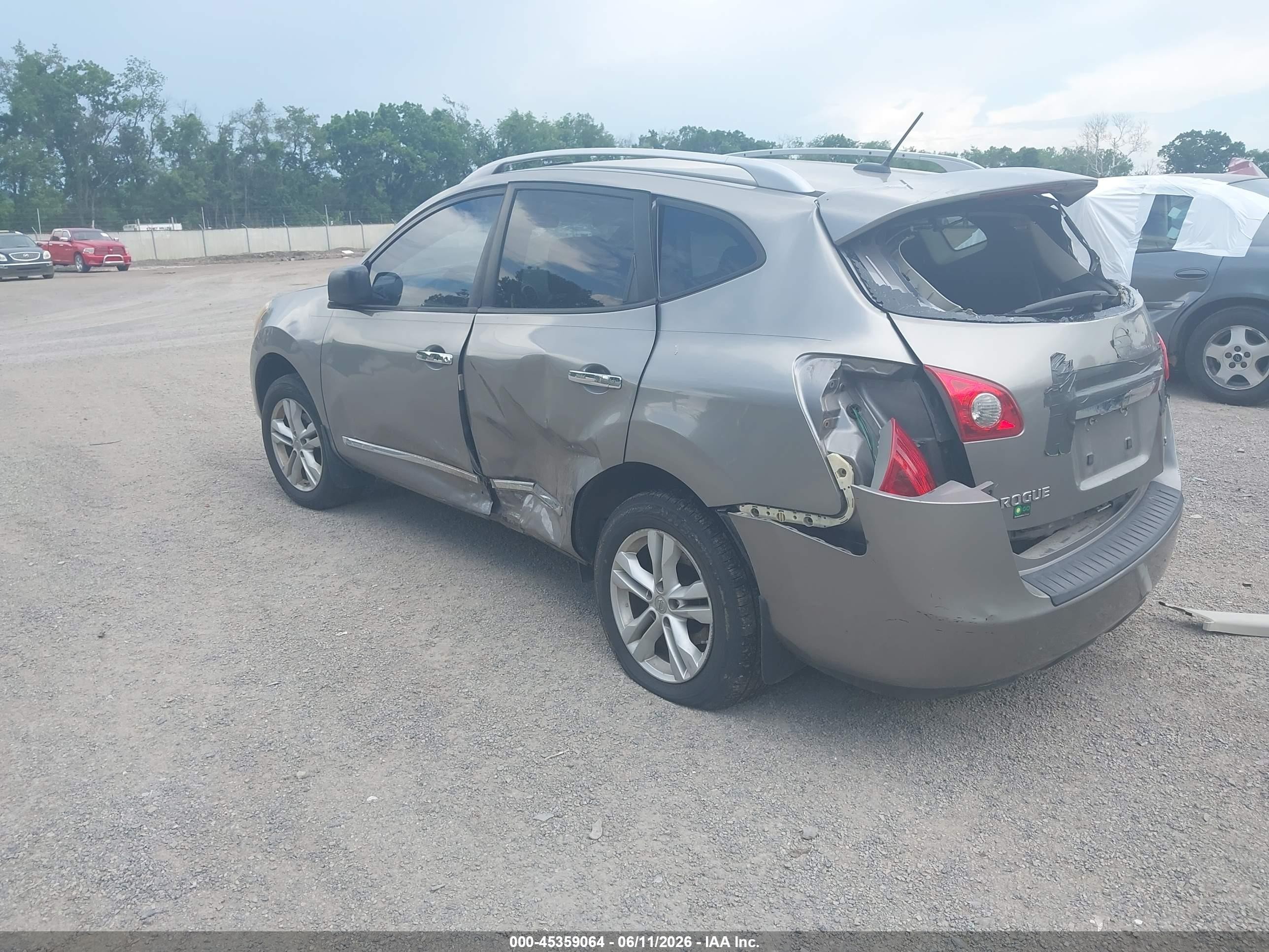 2012 Nissan Rogue Sv Tan vin: JN8AS5MV2CW350219