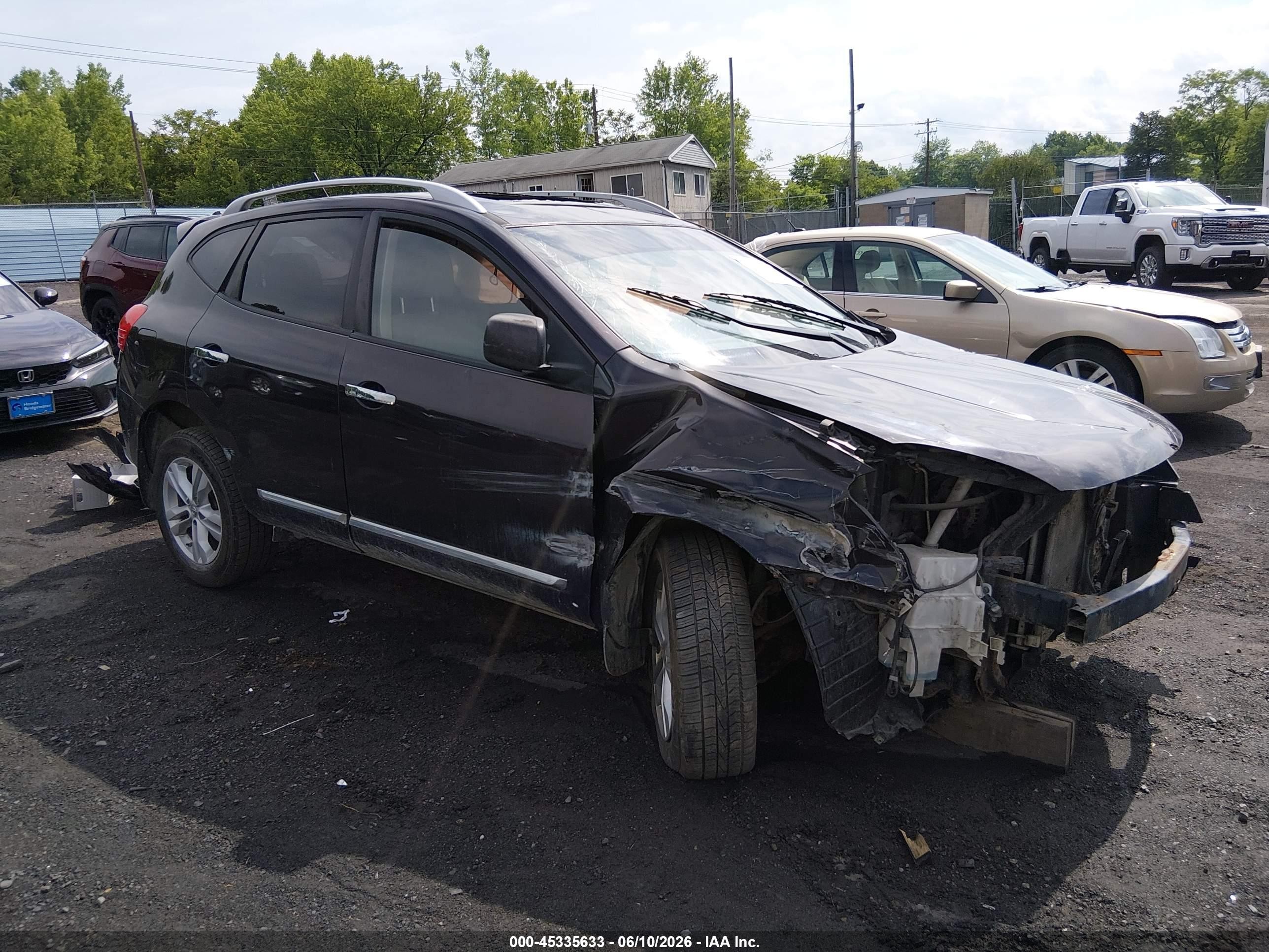 2012 Nissan Rogue Sv Purple vin: JN8AS5MV2CW350754