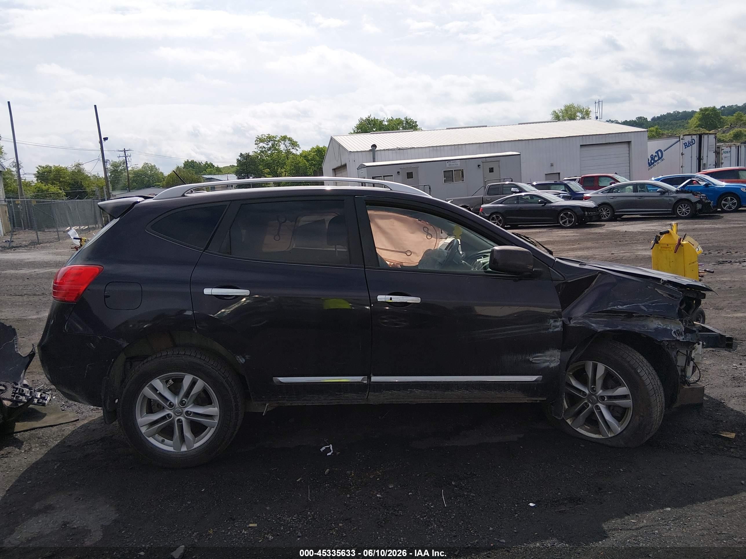 2012 Nissan Rogue Sv Purple vin: JN8AS5MV2CW350754