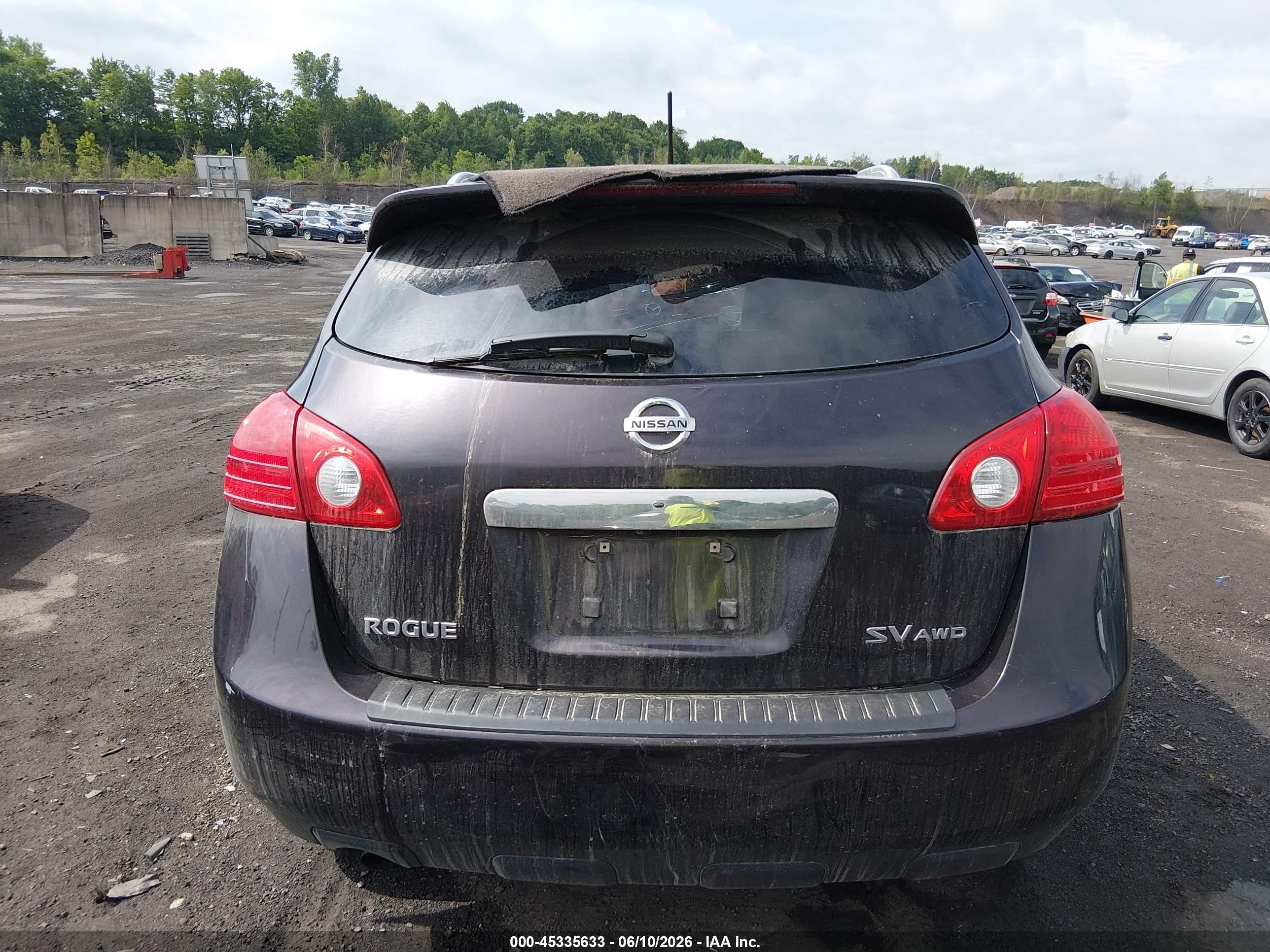 2012 Nissan Rogue Sv Purple vin: JN8AS5MV2CW350754