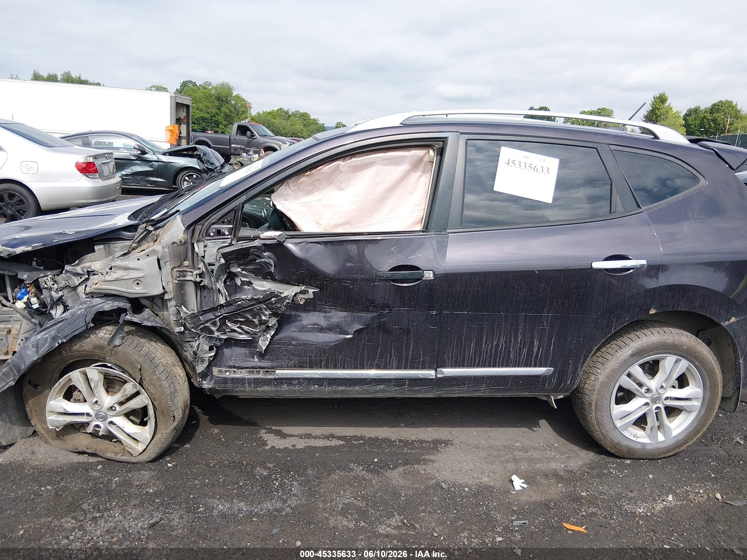 2012 Nissan Rogue Sv Purple vin: JN8AS5MV2CW350754