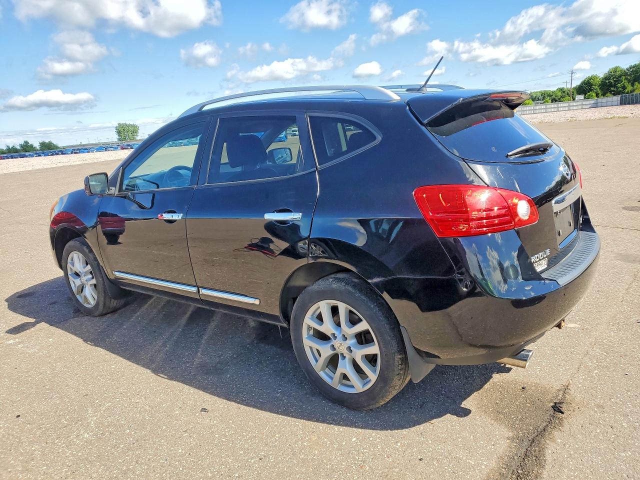 2012 Nissan Rogue S Black vin: JN8AS5MV2CW362712