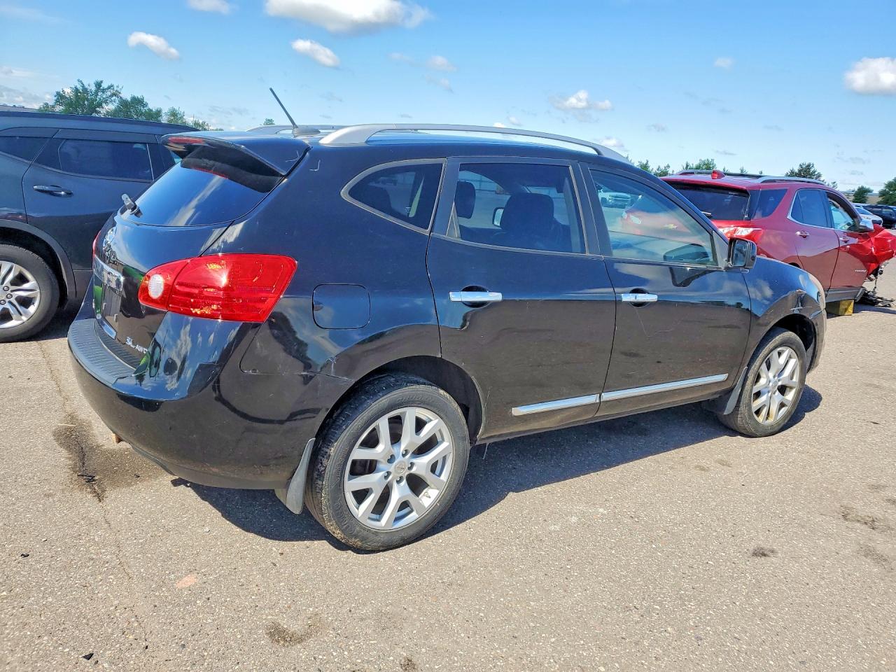 2012 Nissan Rogue S Black vin: JN8AS5MV2CW362712