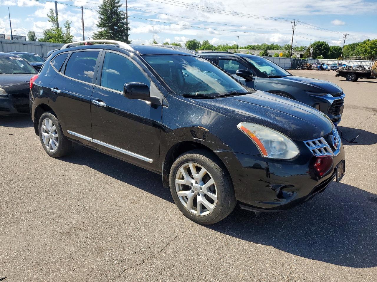 2012 Nissan Rogue S Black vin: JN8AS5MV2CW362712