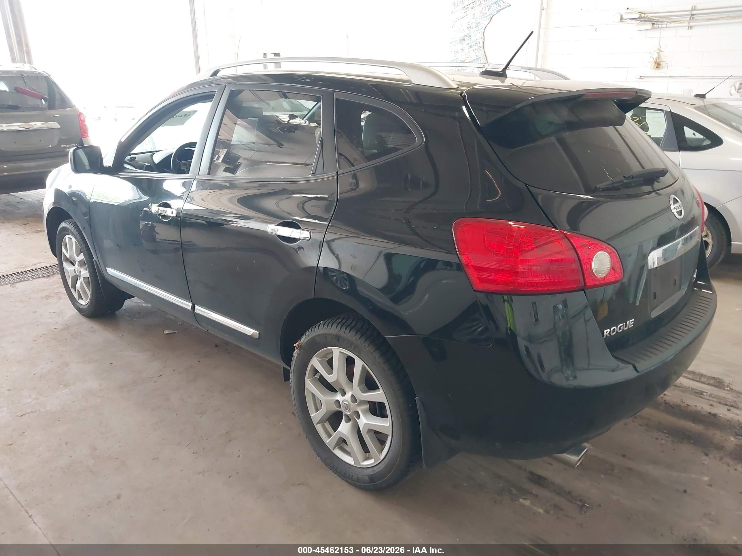 2012 Nissan Rogue Sv W/sl Pkg Black vin: JN8AS5MV2CW366954
