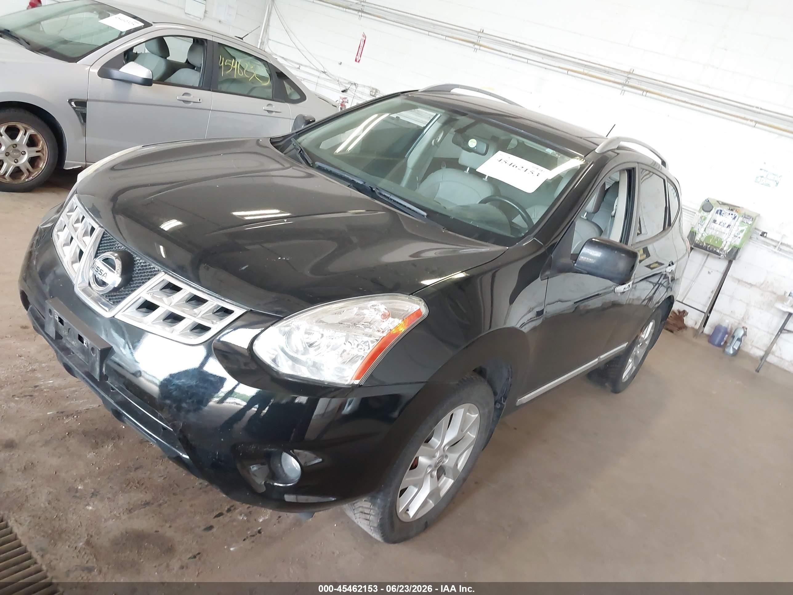 2012 Nissan Rogue Sv W/sl Pkg Black vin: JN8AS5MV2CW366954