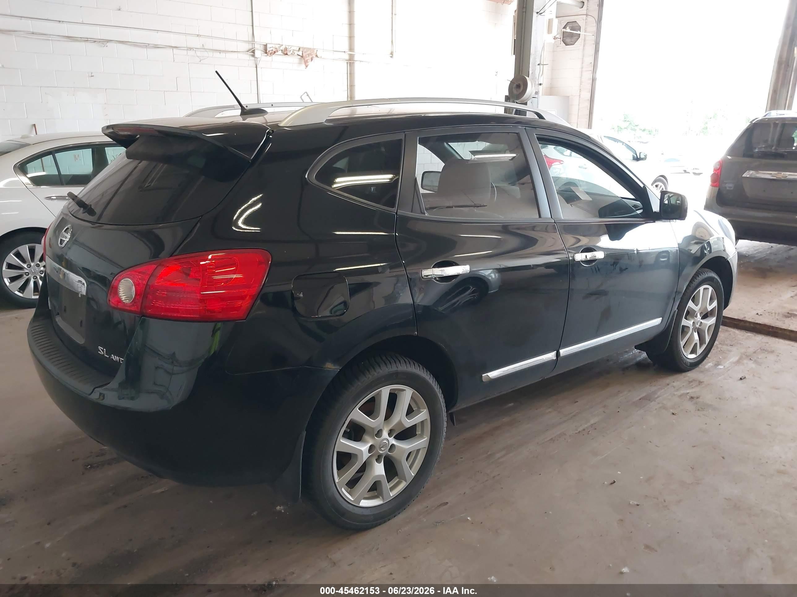 2012 Nissan Rogue Sv W/sl Pkg Black vin: JN8AS5MV2CW366954