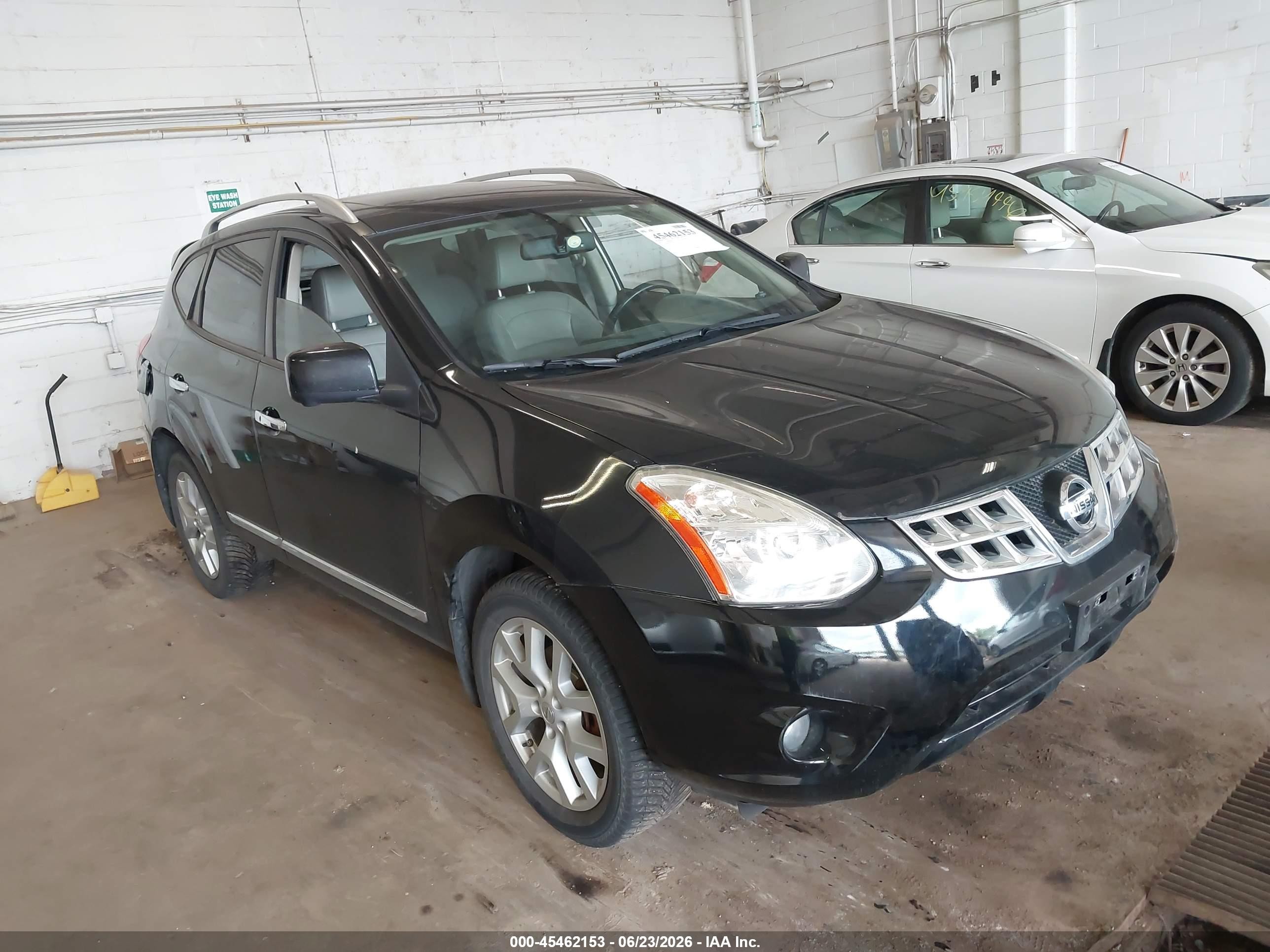 2012 Nissan Rogue Sv W/sl Pkg Black vin: JN8AS5MV2CW366954