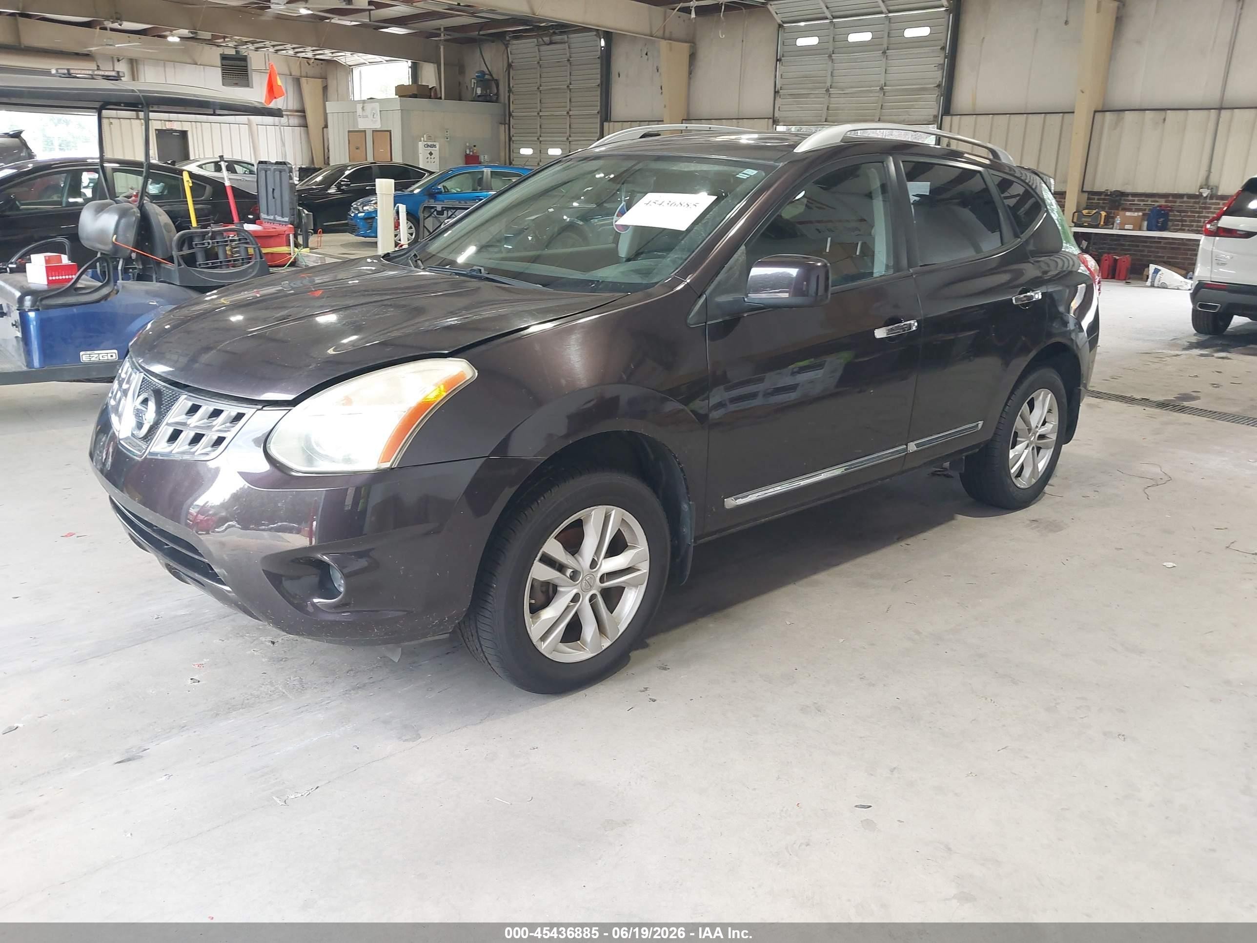 2012 Nissan Rogue Sv Dark Brown vin: JN8AS5MV2CW368106