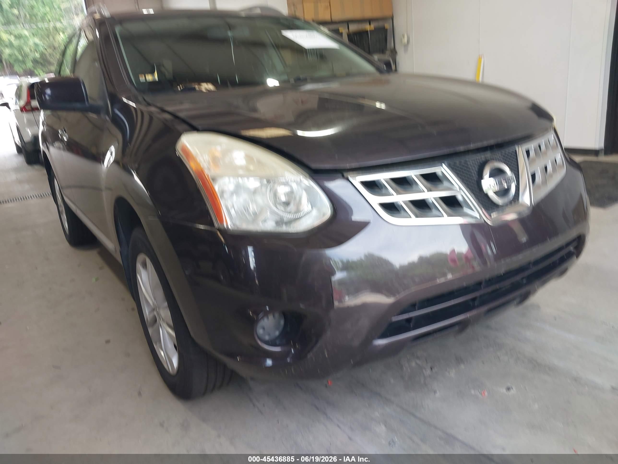 2012 Nissan Rogue Sv Dark Brown vin: JN8AS5MV2CW368106