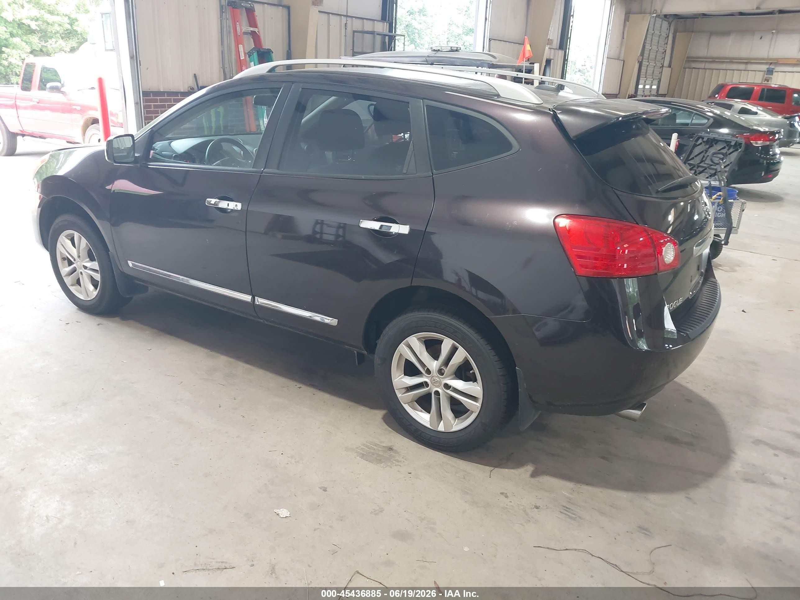 2012 Nissan Rogue Sv Dark Brown vin: JN8AS5MV2CW368106