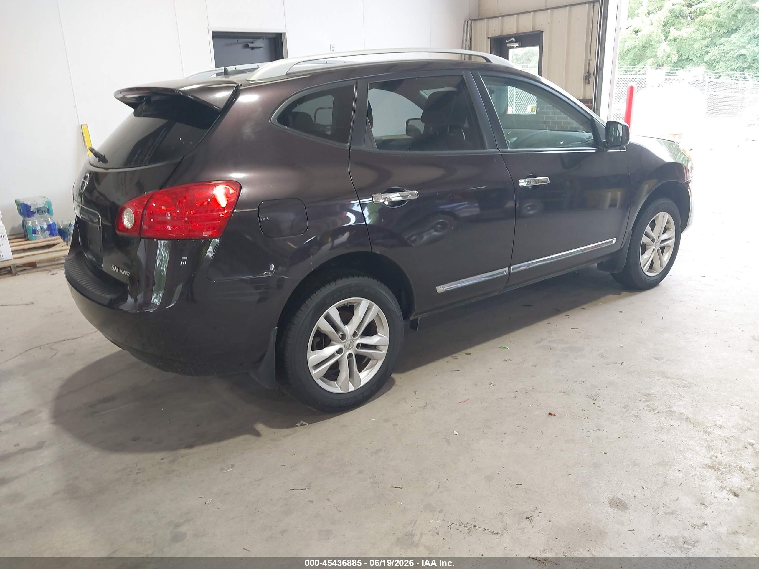 2012 Nissan Rogue Sv Dark Brown vin: JN8AS5MV2CW368106