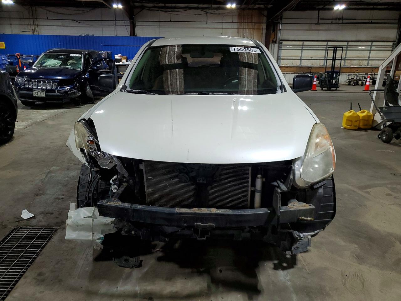 2012 Nissan Rogue S White vin: JN8AS5MV2CW368171