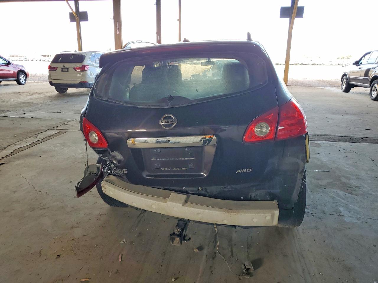 2012 Nissan Rogue S Black vin: JN8AS5MV2CW370339