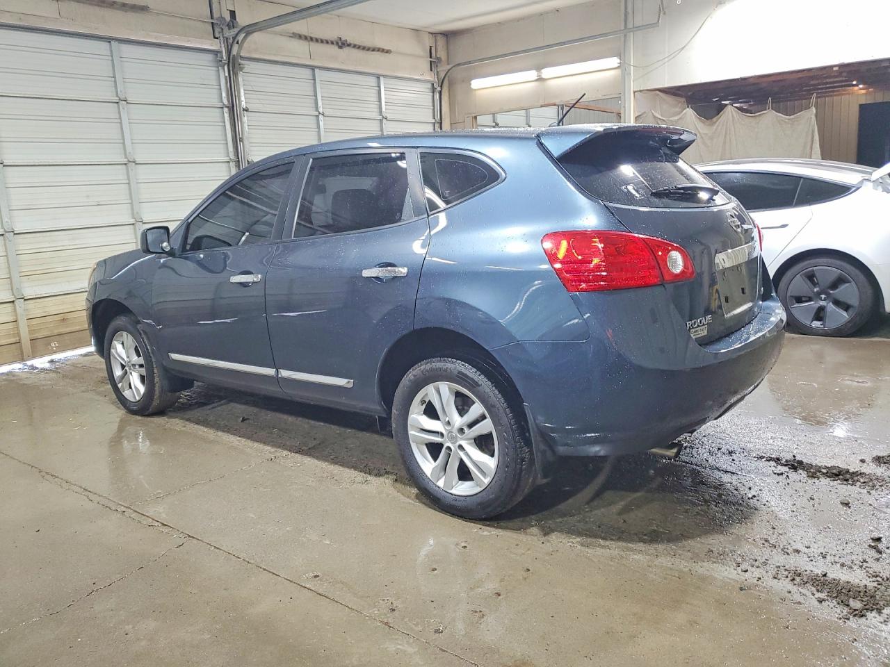 2012 Nissan Rogue S Blue vin: JN8AS5MV2CW376383