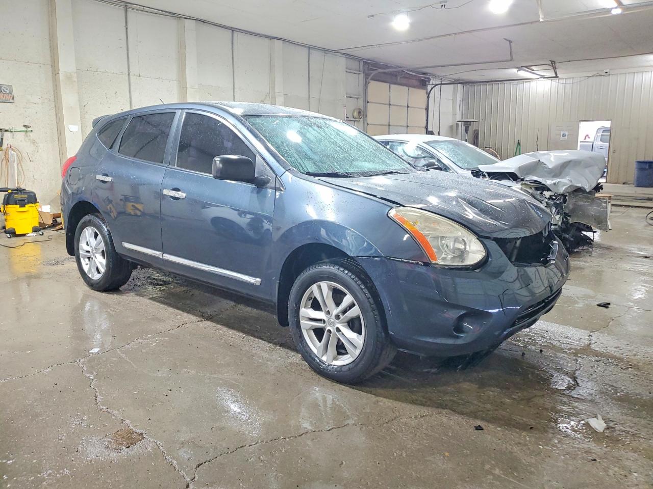 2012 Nissan Rogue S Blue vin: JN8AS5MV2CW376383