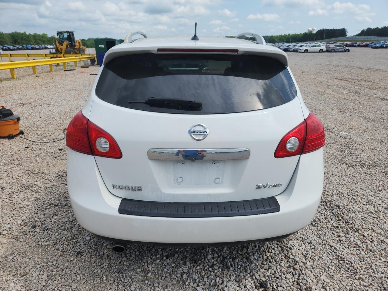 2012 Nissan Rogue S White vin: JN8AS5MV2CW376917