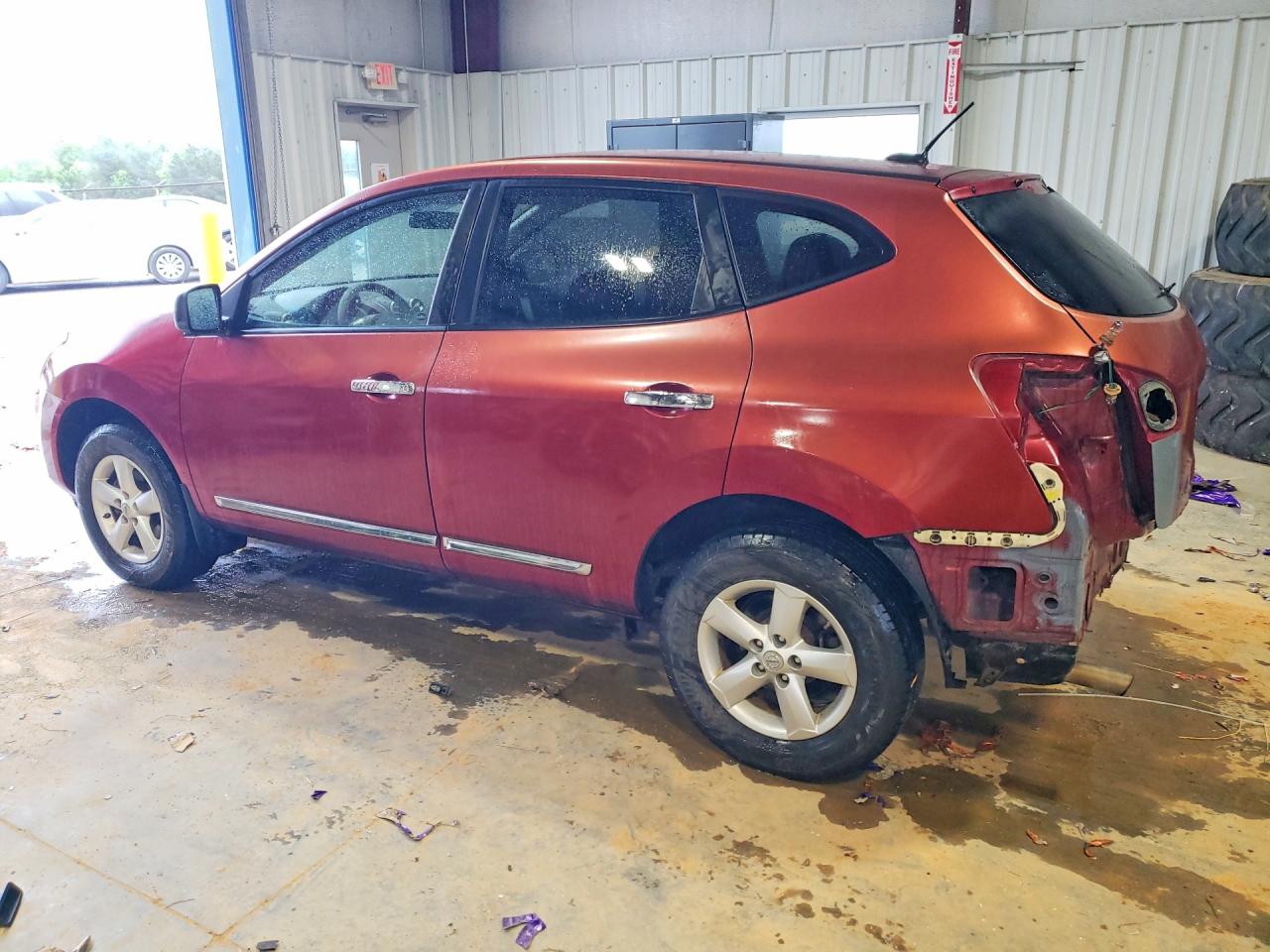 2012 Nissan Rogue S Orange vin: JN8AS5MV2CW379218