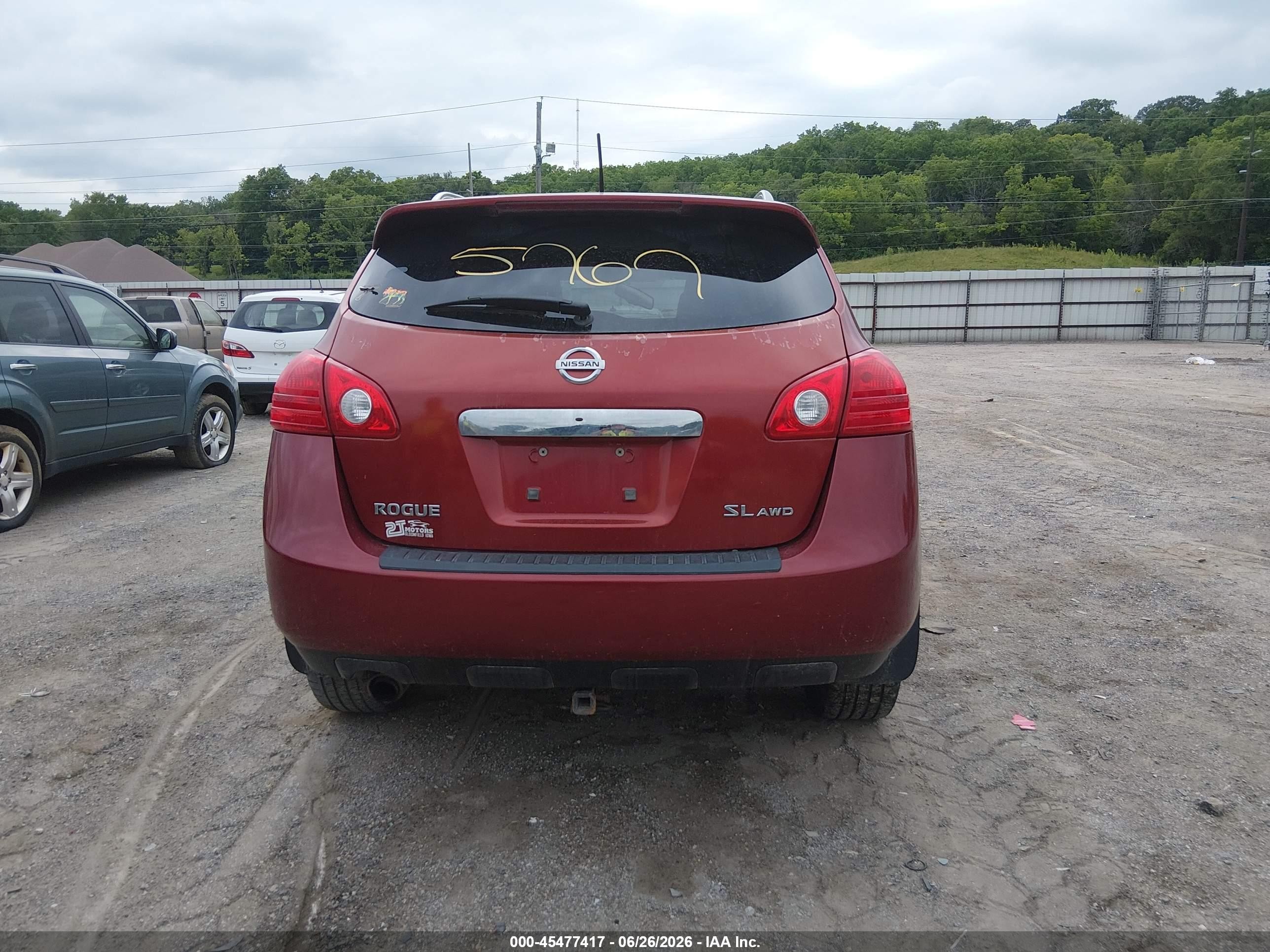 2012 Nissan Rogue Sv W/sl Pkg Blue vin: JN8AS5MV2CW380384