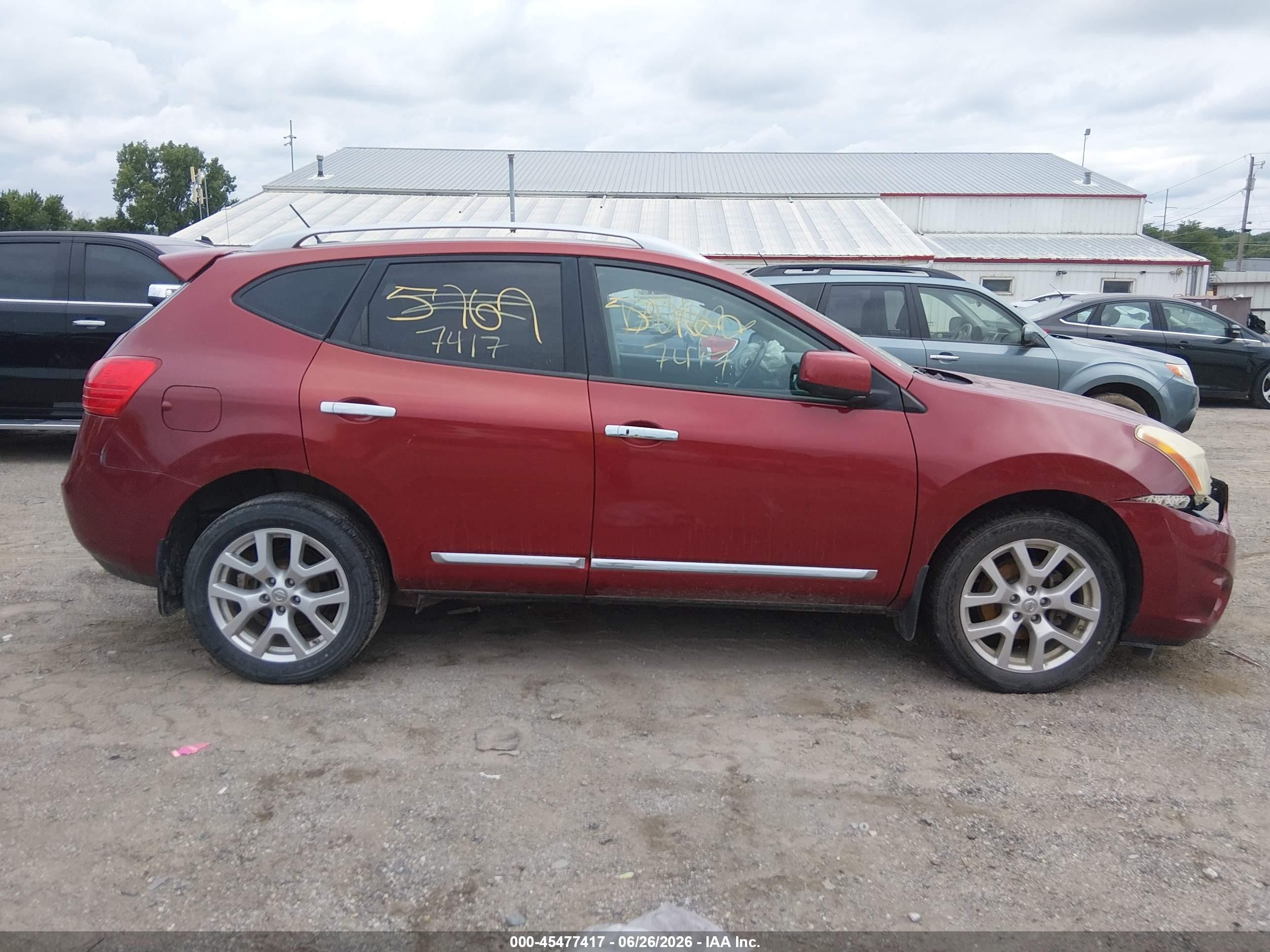 2012 Nissan Rogue Sv W/sl Pkg Blue vin: JN8AS5MV2CW380384