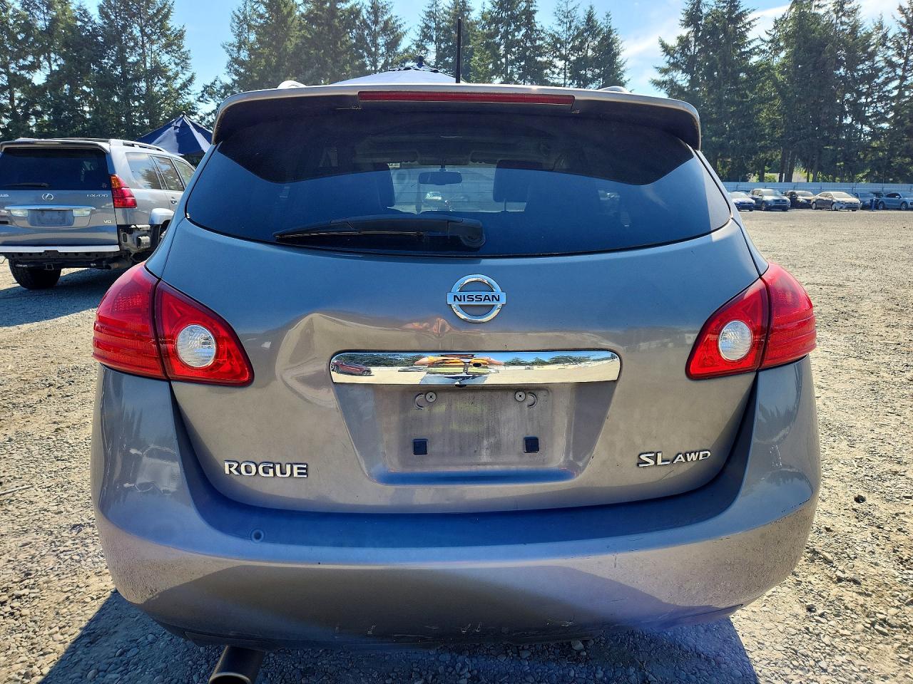 2012 Nissan Rogue S Silver vin: JN8AS5MV2CW387643