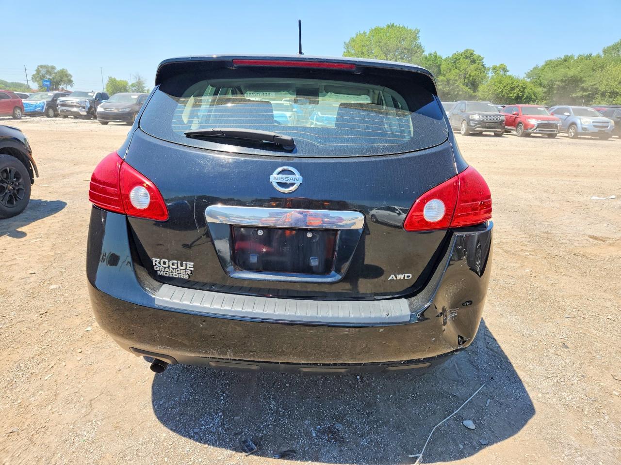 2012 Nissan Rogue S Black vin: JN8AS5MV2CW387738