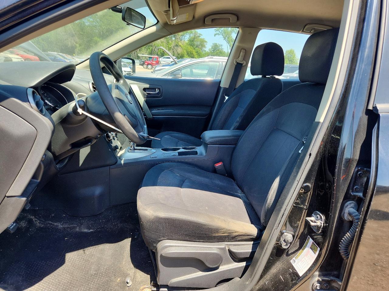 2012 Nissan Rogue S Black vin: JN8AS5MV2CW387738