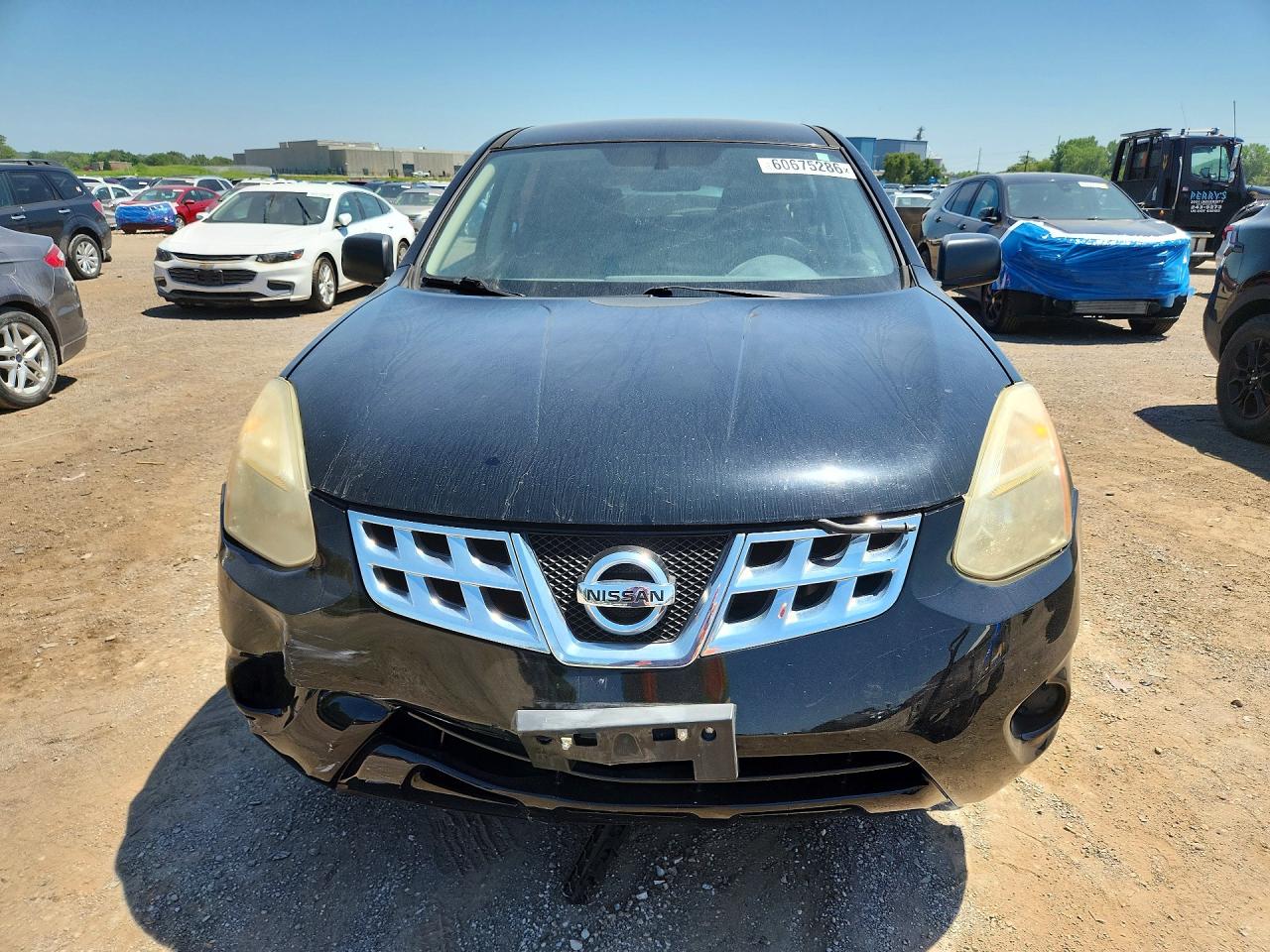 2012 Nissan Rogue S Black vin: JN8AS5MV2CW387738
