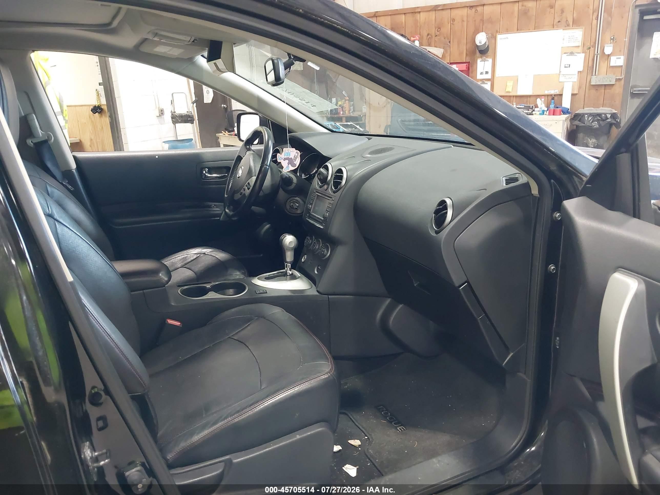 2012 Nissan Rogue S/sv Black vin: JN8AS5MV2CW392390