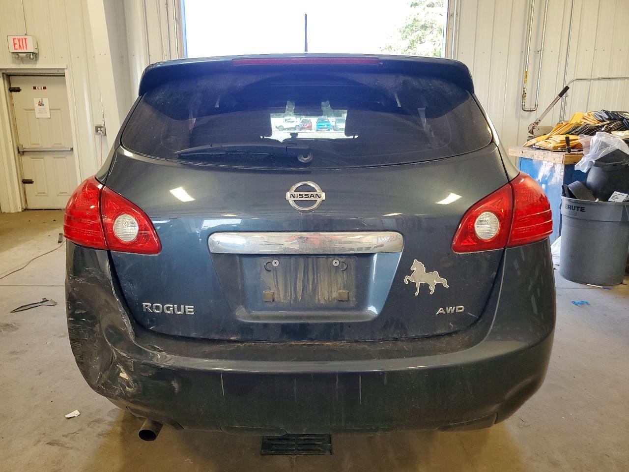 2012 Nissan Rogue S Blue vin: JN8AS5MV2CW393541