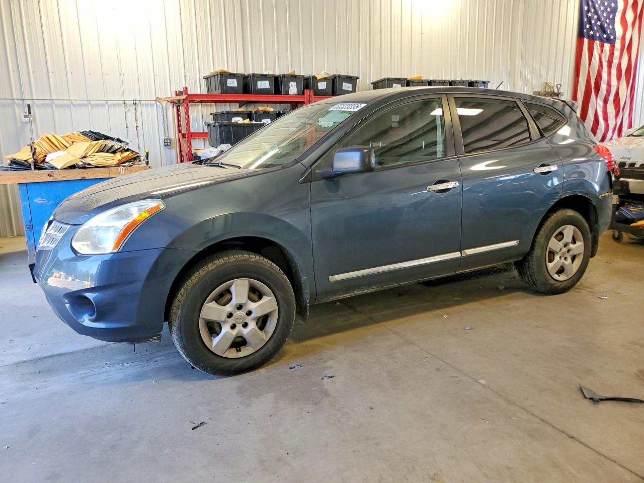 2012 Nissan Rogue S Blue vin: JN8AS5MV2CW393541