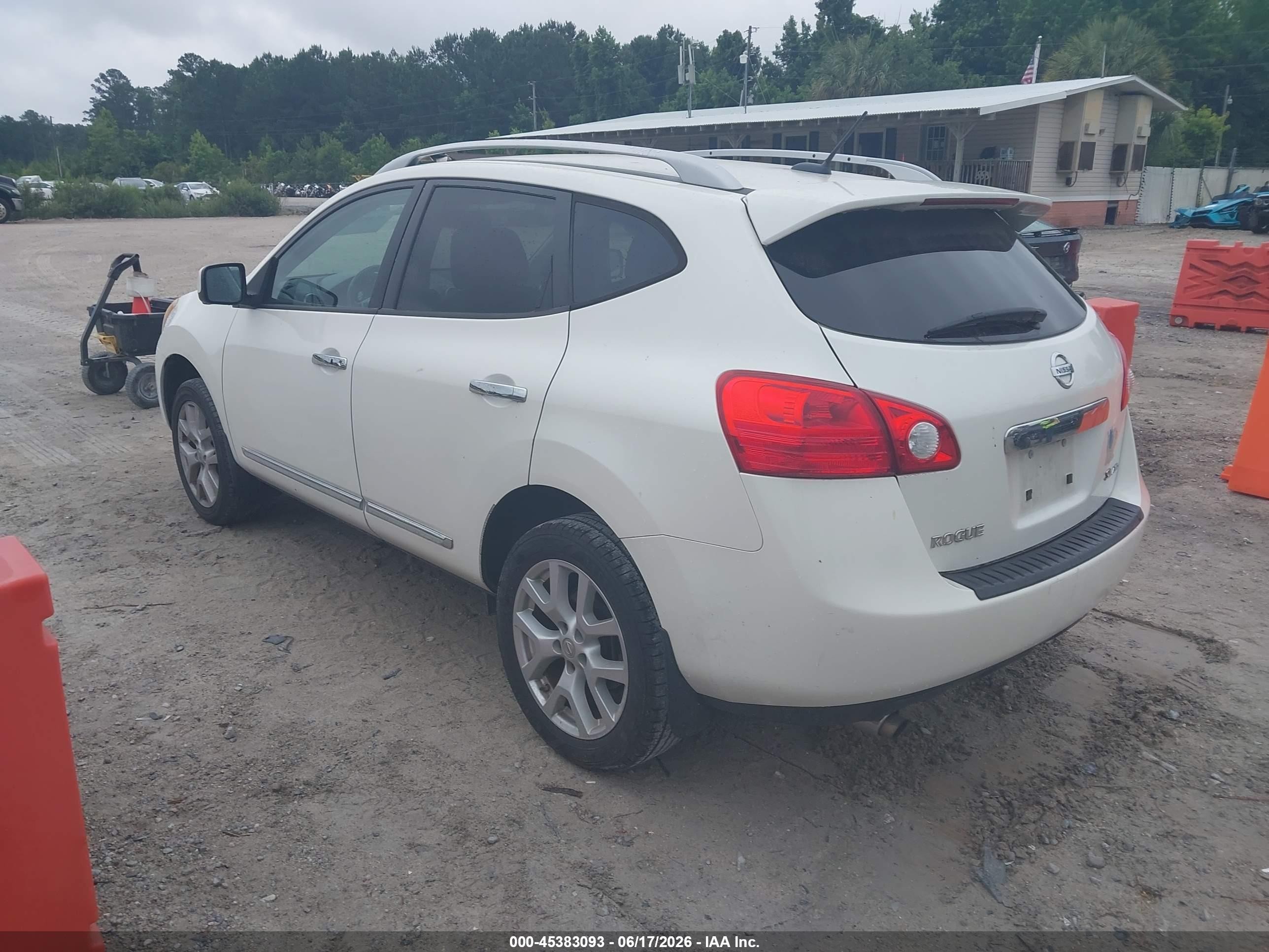 2012 Nissan Rogue Sv W/sl Pkg White vin: JN8AS5MV2CW394592