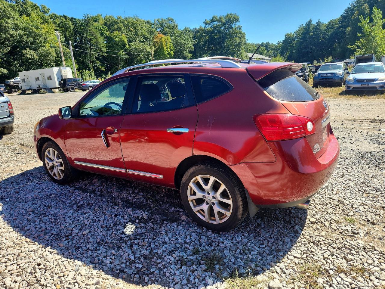 2012 Nissan Rogue S Red vin: JN8AS5MV2CW396696