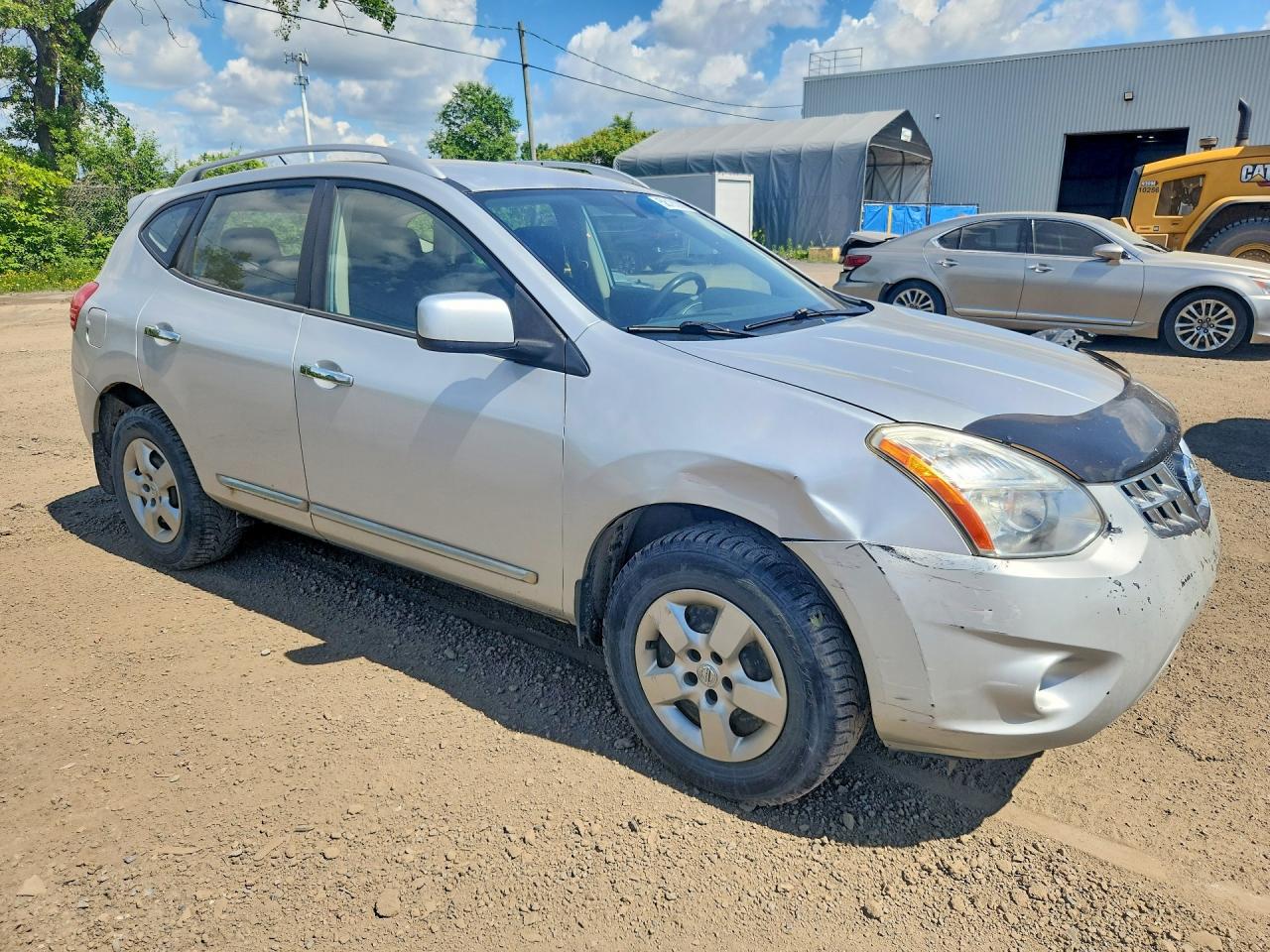 2012 Nissan Rogue S Silver vin: JN8AS5MV2CW402657