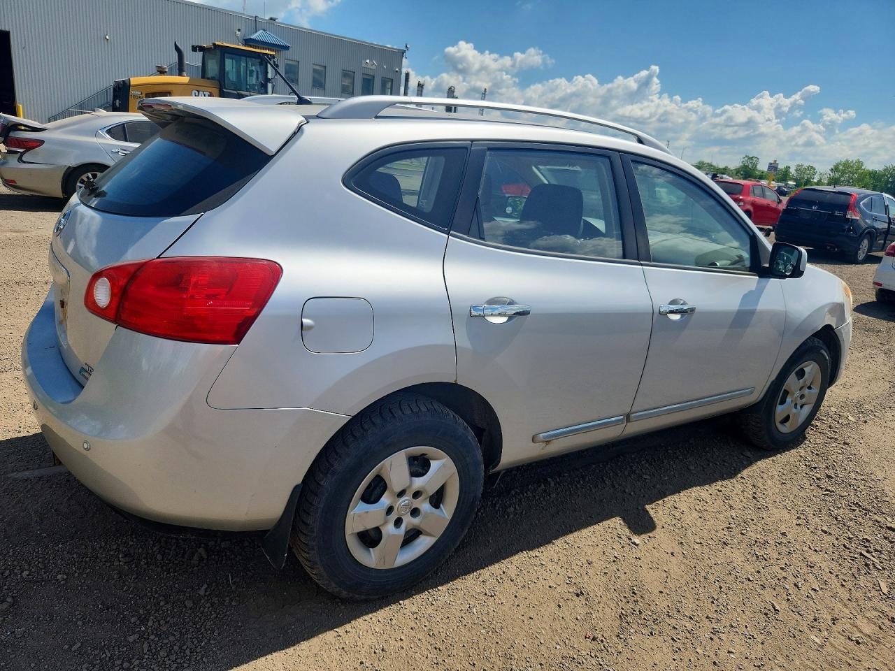 2012 Nissan Rogue S Silver vin: JN8AS5MV2CW402657
