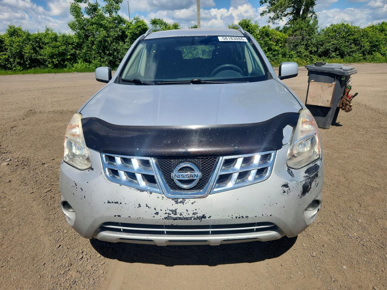 2012 Nissan Rogue S Silver vin: JN8AS5MV2CW402657