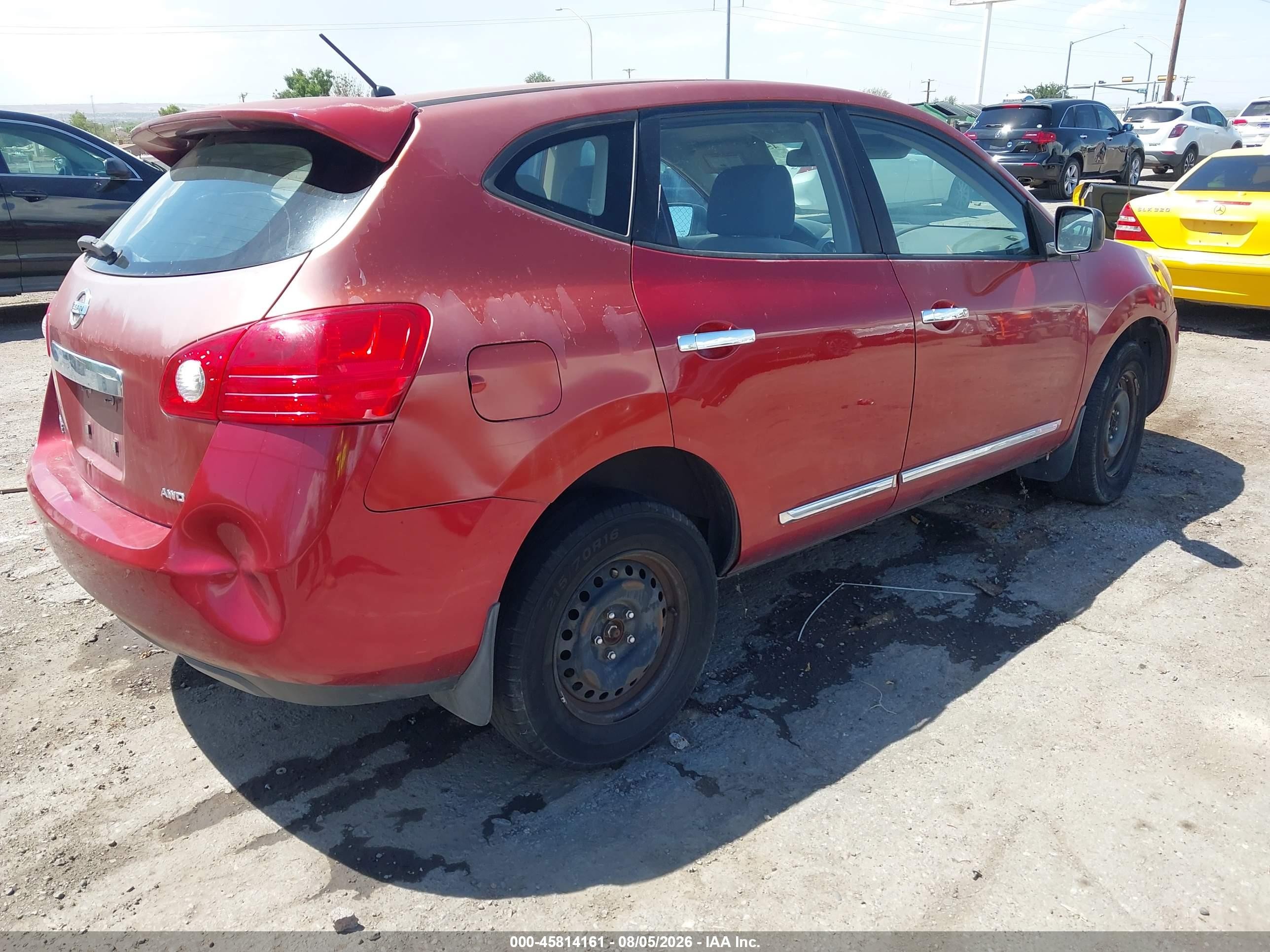 2012 Nissan Rogue S Maroon vin: JN8AS5MV2CW405607