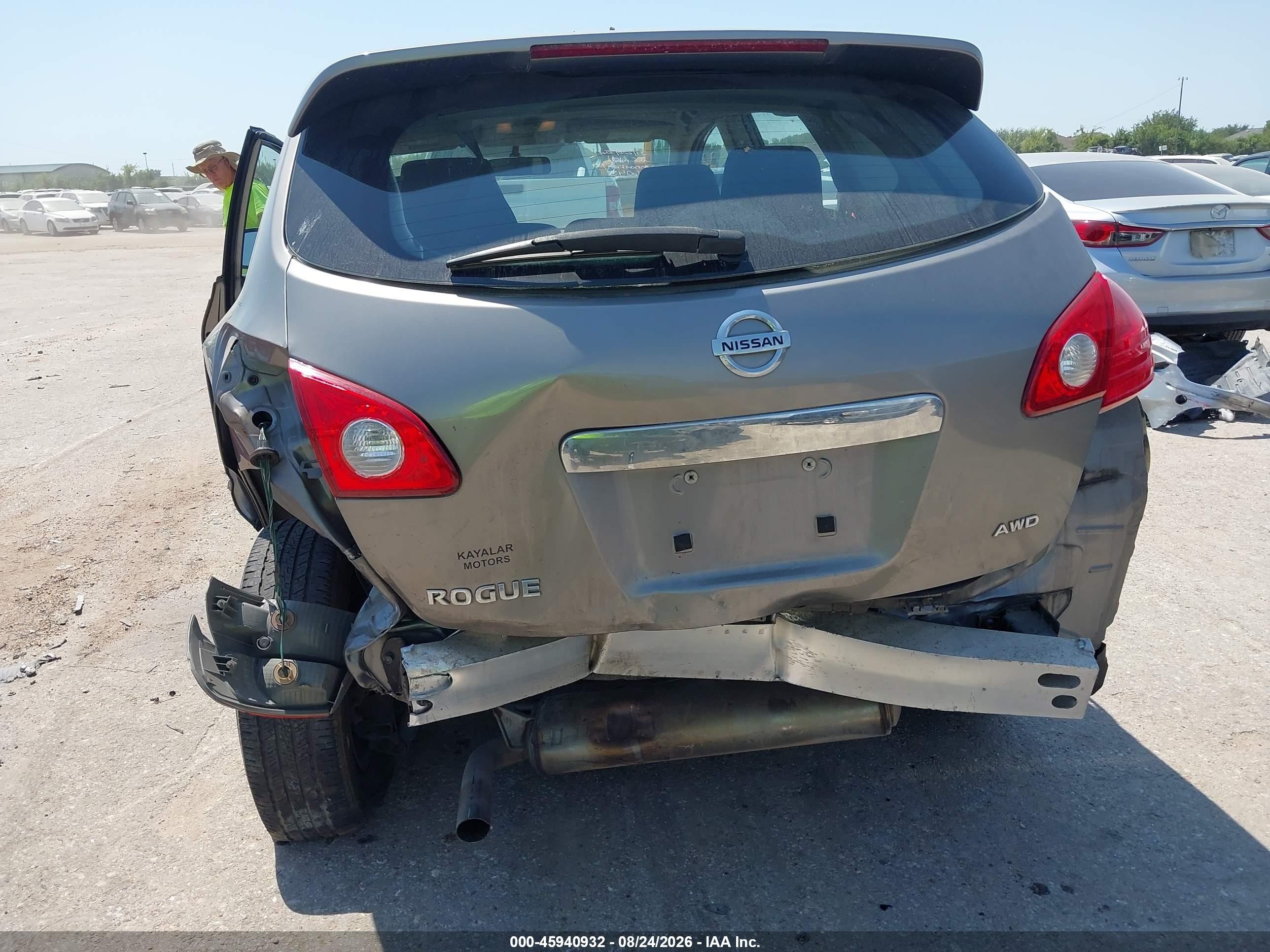 2012 Nissan Rogue S Gray vin: JN8AS5MV2CW406045