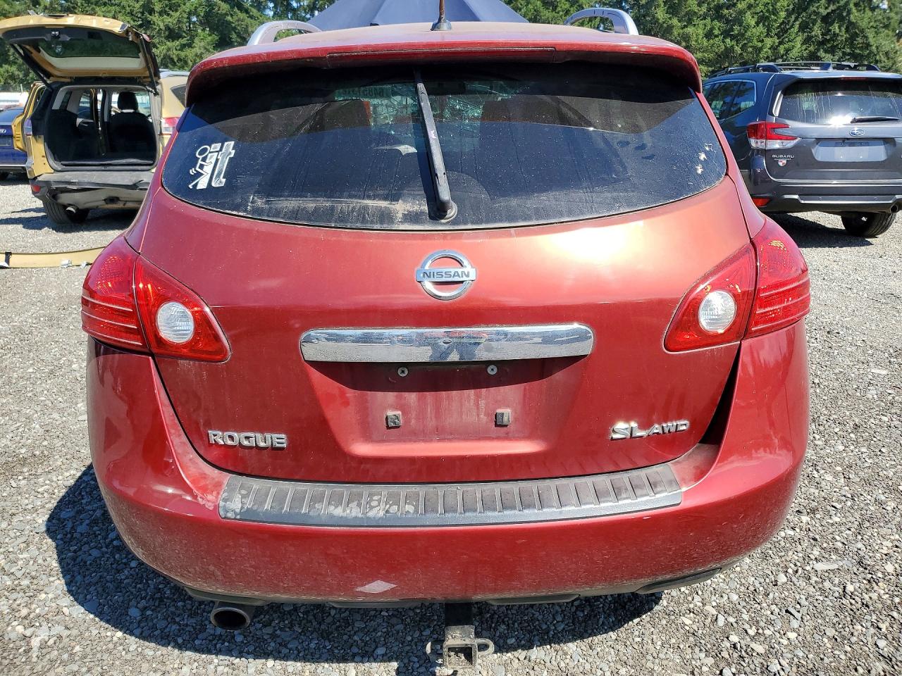 2012 Nissan Rogue S Orange vin: JN8AS5MV2CW406160