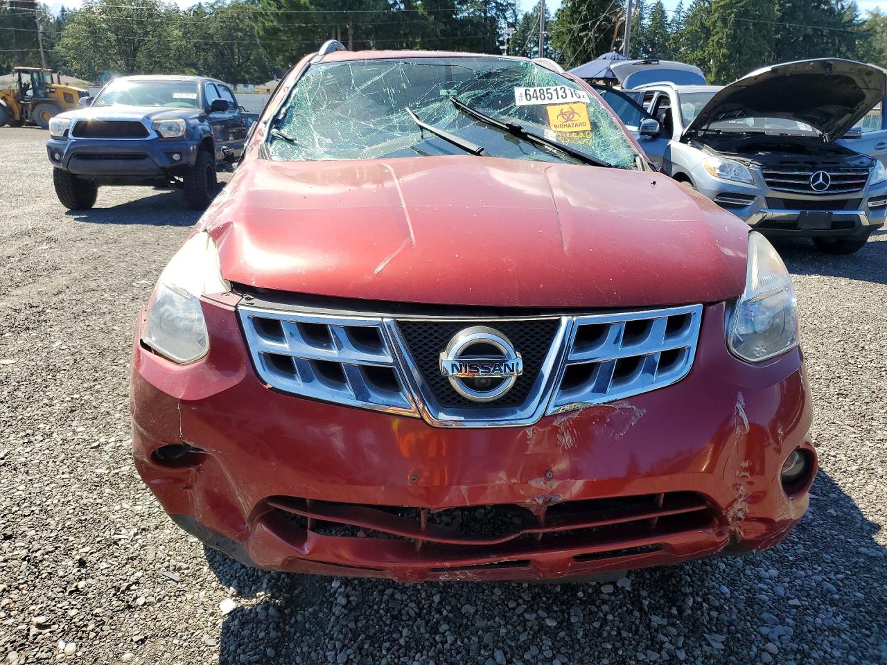 2012 Nissan Rogue S Orange vin: JN8AS5MV2CW406160