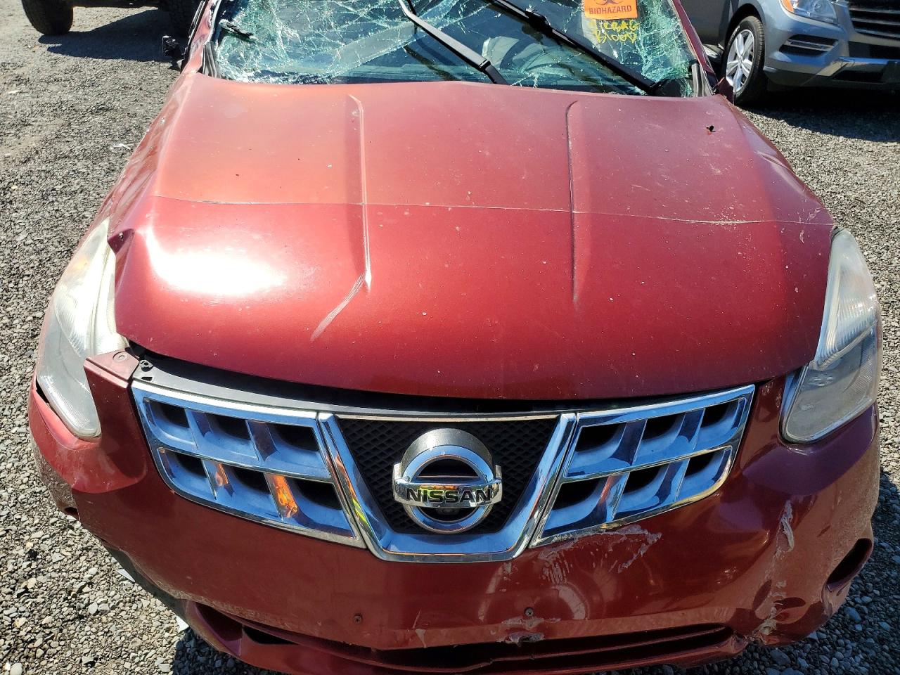2012 Nissan Rogue S Orange vin: JN8AS5MV2CW406160