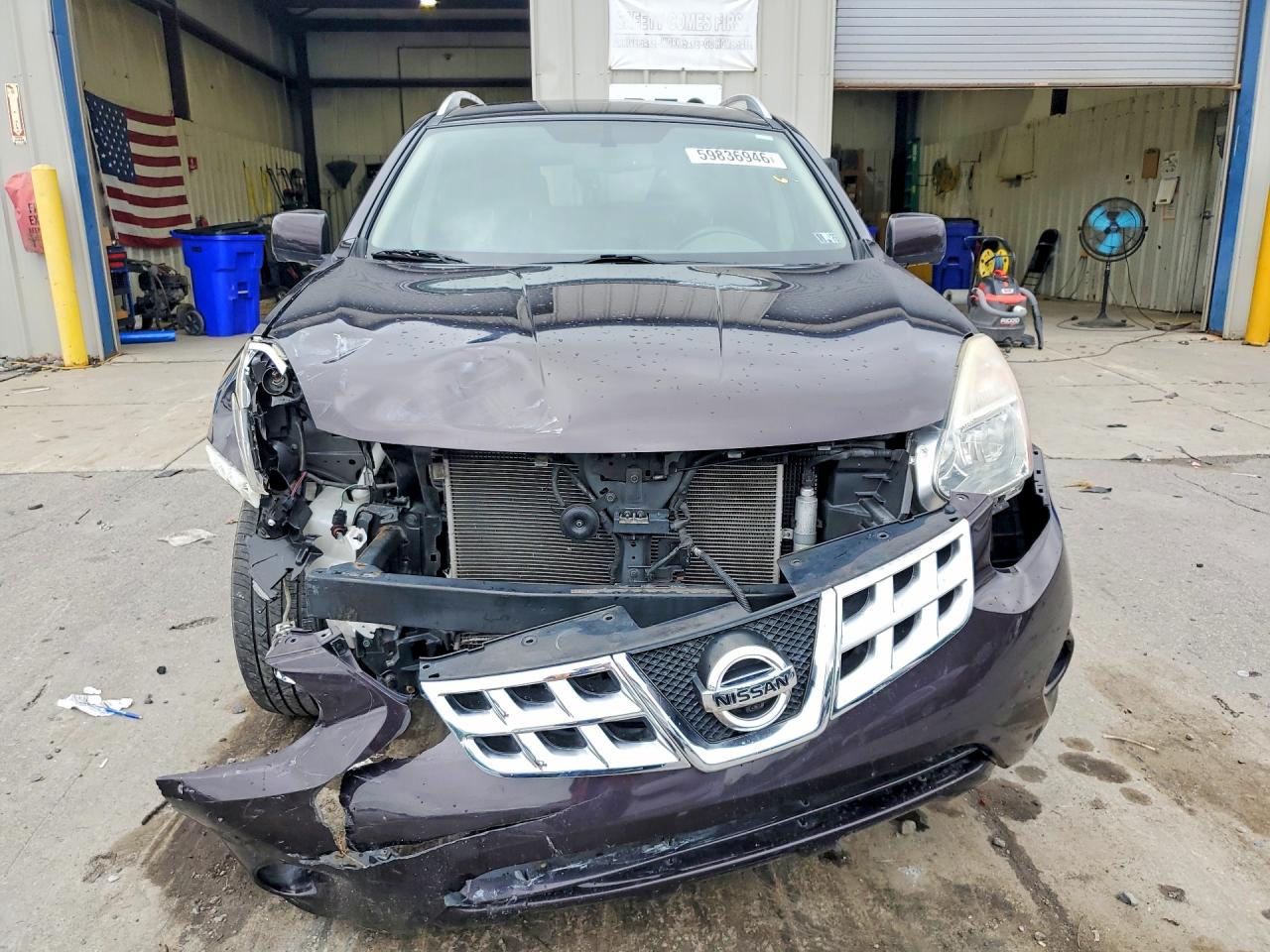 2012 Nissan Rogue S Purple vin: JN8AS5MV2CW415960