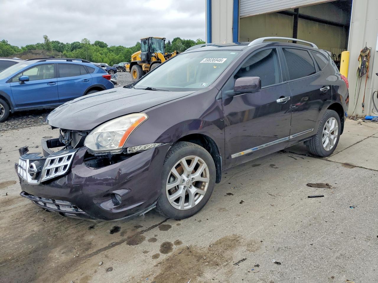 2012 Nissan Rogue S Purple vin: JN8AS5MV2CW415960