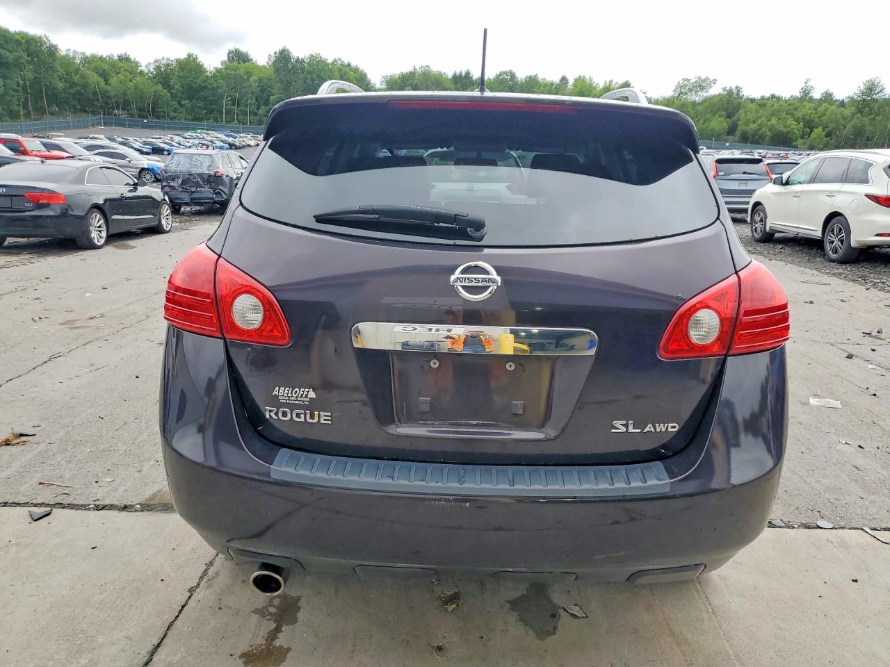 2012 Nissan Rogue S Purple vin: JN8AS5MV2CW415960