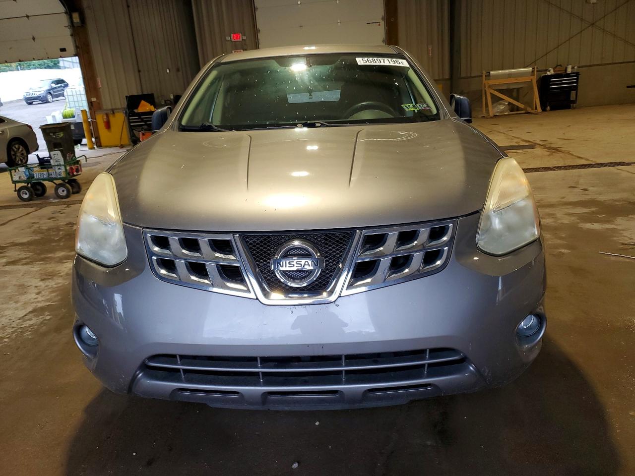 2012 Nissan Rogue S Silver vin: JN8AS5MV2CW421547