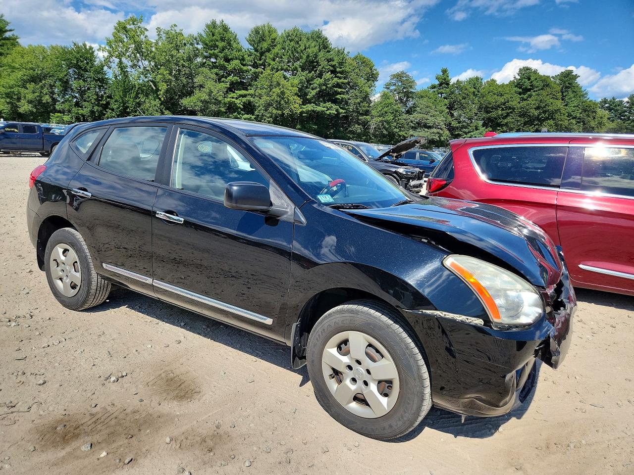 2012 Nissan Rogue S Black vin: JN8AS5MV2CW707916