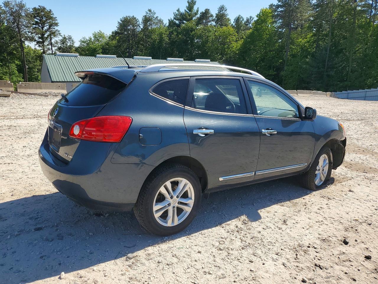 2012 Nissan Rogue S Blue vin: JN8AS5MV2CW707995