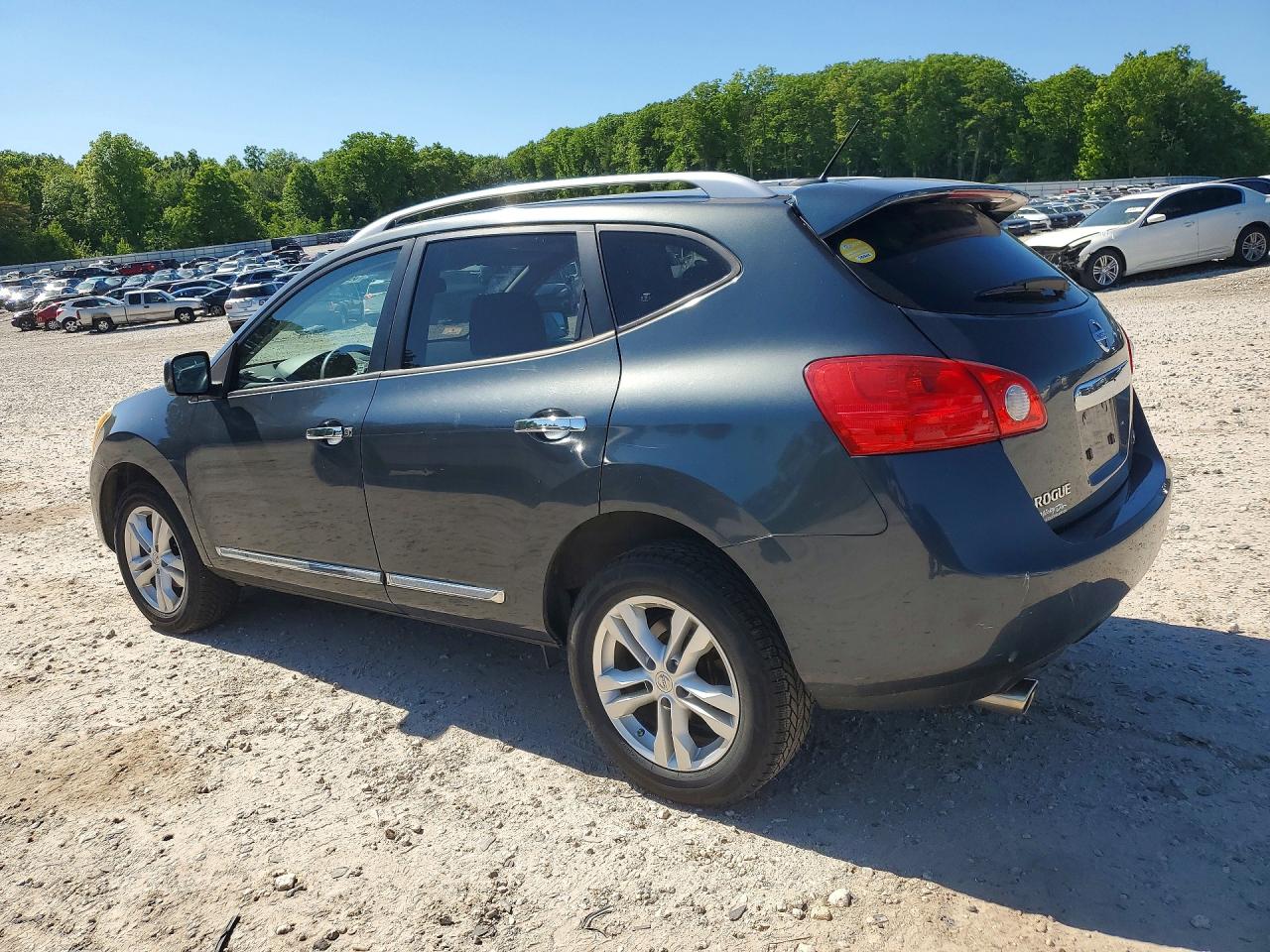 2012 Nissan Rogue S Blue vin: JN8AS5MV2CW707995