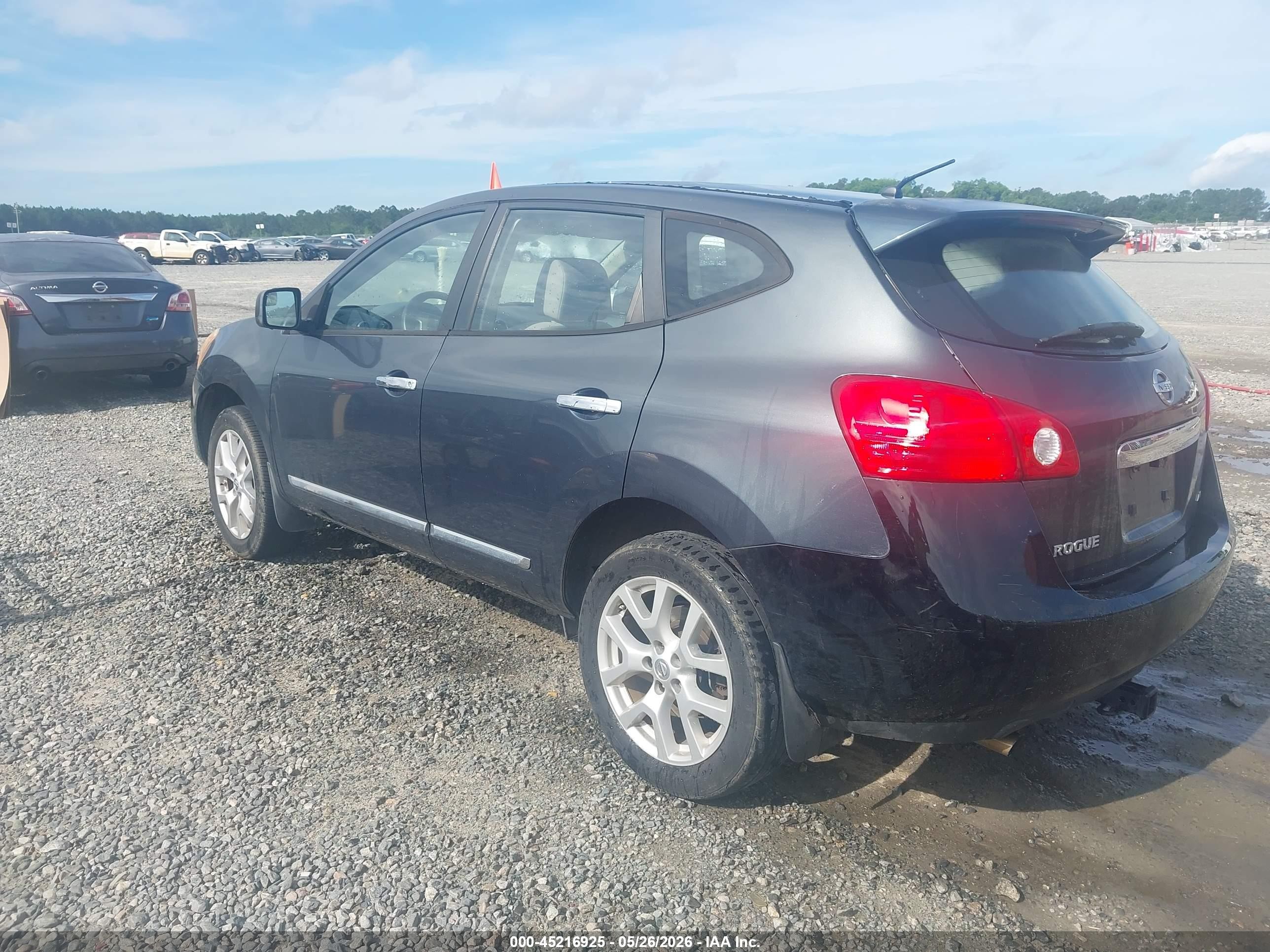 2012 Nissan Rogue S Gray vin: JN8AS5MV2CW708323